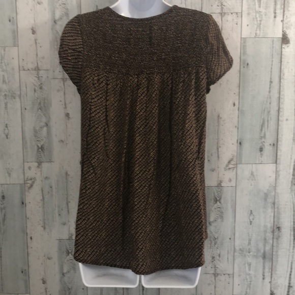 Lucky Brand Flowing Short Sleeve Top Small - Picture 4 of 7